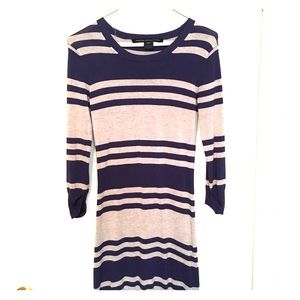 Long Sleeve Stripped French Connection Dress
